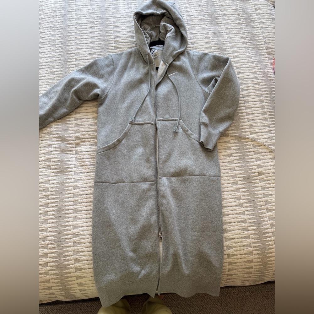 Nike long hooded sweatshirt Sz S